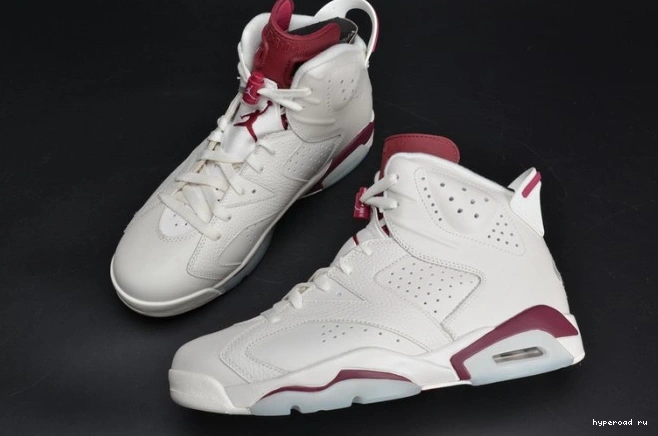 white 384664-116 6 Maroon Retro Air Jordan 0814